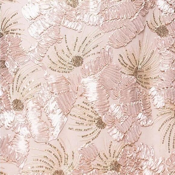 BETSY AND ADAM "FABIANA" HALTER NECK SOUTACHE AND SEQUIN DRESS A27023 SIZE 12 - Picture 3 of 5